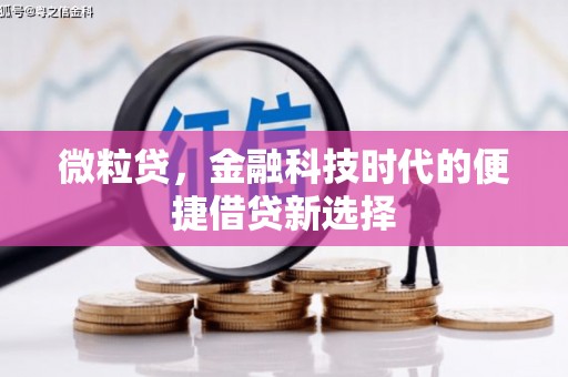景县微粒贷，金融科技时代的便捷借贷新选择