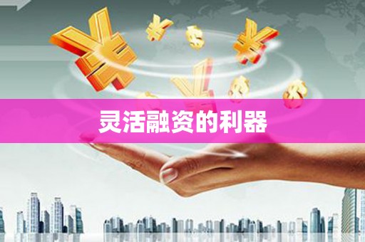 景县灵活融资的利器
