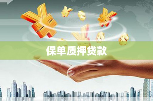 景县保单质押贷款