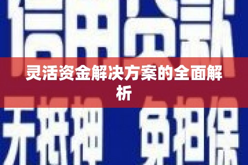 景县灵活资金解决方案的全面解析