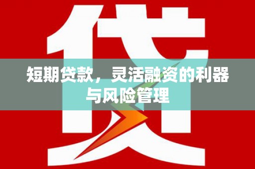 景县短期贷款，灵活融资的利器与风险管理